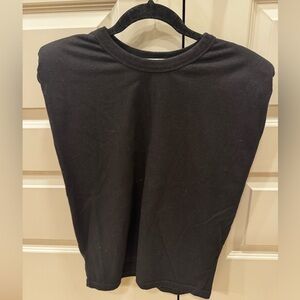 Frankie shop EVA padded shoulder t shirt